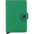 Miniwallet Credit card case RFID protection Leather 6.5 cm Variant bright green Miniwallet Credit card case RFID protection Leather 6.5 cm Variant bright green