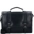  Roma briefcase leather 39 cm laptop compartment Variant schwarz