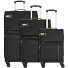  Travel Line 6704 4 Roll Suitcase Set 3pcs. Variant schwarz