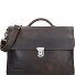  Vintage Oxford Briefcase RFID protection Leather 40 cm Laptop compartment Variant braun