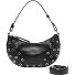  Enya Mini Rivet Shoulder Bag Leather 27 cm Variant black