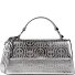  Delia Handbag Genuine Leather 23 cm Variant silver coloured