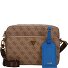 Milano Shoulder bag 25 cm Variant beige-brown-blue Milano Shoulder bag 25 cm Variant beige-brown-blue