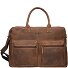  Vintage briefcase leather 40 cm laptop compartment Variant braun