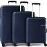  Liftoff 4 wheels Suitcase set 3-piece with expansion pleat Variant midnight blue