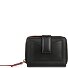  Viola Wallet RFID protection Leather 12 cm Variant schwarz-rot