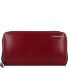  Blue Square wallet RFID leather 19 cm Variant red