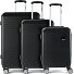  Voyage 4 wheels Suitcase set 3-piece Variant schwarz