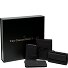  Credit card holder 4-piece gift set leather 7 cm Variant schwarz