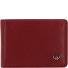  Polo Wallet RFID protection Genuine Leather 10 cm Variant rot