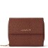  Bologna Leather Zip-Around Wallet, Leather, 12 cm Variant brown