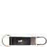  Country keychain leather 10 cm Variant schwarz