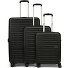  Aerojoy 4 wheels Suitcase set 3-piece with expansion pleat Variant black