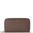  Bologna Leather XL Double Zip-Around Wallet RFID Leather 20 cm Variant taupe