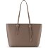  Bologna Leather XL Shopper Bag, Leather, 35 cm Variant taupe