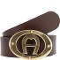 Logo belt leather Variant ebony | 105 cm Logo belt leather Variant ebony | 105 cm