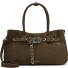  TAS Melina Shoulder Bag Genuine Leather 39 cm Variant oliv