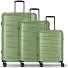  Essentials 10 3-SET 4 wheels Suitcase set 3-piece Variant green-metallic