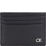  Metal CK Credit card case Leather 10 cm Variant black