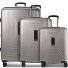  Essentials 14 4 wheels Suitcase set 3-piece Expandable Variant coffee grey metallic