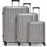 Collection 01 4-wheel suitcase set, 3 pieces, with expansion fold Variant grey-coffee metallic Collection 01 4-wheel suitcase set, 3 pieces, with expansion fold Variant grey-coffee metallic