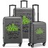  Interface 4 wheels Suitcase set 3-piece Variant green