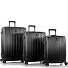  Xtrak 4 wheels Suitcase set 3-piece with expansion pleat Variant black