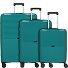  Travel Line 4000 4 Roll Suitcase Set 3pcs. Variant grün
