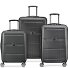 Comete + 4 wheels Suitcase set 3-piece Variant schwarz Comete + 4 wheels Suitcase set 3-piece Variant schwarz