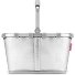  Carrybag shopping bag 48 cm Variant silver crackle
