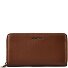  Metallic Soft Wallet Genuine Leather 10 cm Variant cognac