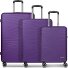  Dallas 3.0 4-wheel suitcase set 3-piece with expansion fold Variant purple