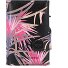 Click & Slide credit card case RFID leather 6.5 cm Variant flower-black  Click & Slide credit card case RFID leather 6.5 cm Variant flower-black