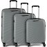  5808 4 wheels Suitcase set 3-piece with expansion pleat Variant grau