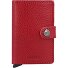 Miniwallet Vegetable credit card case RFID leather 6.5 cm Variant rosso-bordeaux Miniwallet Vegetable credit card case RFID leather 6.5 cm Variant rosso-bordeaux