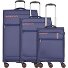  Silhouette 4 wheels Suitcase set 3-piece with expansion pleat Variant dark blue