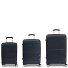  Midori 4 Roll Suitcase Set 3pcs. Variant d.blue