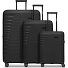  Eco Edition 4 wheels Suitcase set 3-piece with expansion pleat Variant black