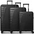  Eco Edition 4 wheels Suitcase set 3-piece Expandable Variant black