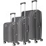 Elvaa 4 roll suitcase set 3pcs. Variant schwarz Elvaa 4 roll suitcase set 3pcs. Variant schwarz