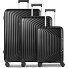  Essentials 01 4 wheels Suitcase set 3-piece Expandable Variant black metallic
