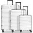 Travel 4-wheel suitcase set, 3-piece, with stretch fold Variant ice white metallic Travel 4-wheel suitcase set, 3-piece, with stretch fold Variant ice white metallic