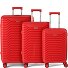 5820 4 wheels Suitcase set 3-piece Variant rot