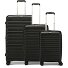  Travel Line 4700 4 wheels Suitcase set 3-piece with expansion pleat Variant black