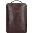 Leon backpack leather 41 cm laptop compartment Variant brown-blu Leon backpack leather 41 cm laptop compartment Variant brown-blu