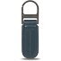  Keyring Key wallet Leather 10 cm Variant blue