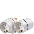 Travel adapter set Europe-America 2 pcs. Variant weiß Travel adapter set Europe-America 2 pcs. Variant weiß