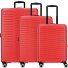  Sunset Hills 4 wheels Suitcase set 3-piece Variant apple red
