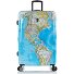  Fashion 4 wheels Trolley L 76 cm with expansion pleat Variant world map