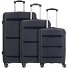  Travel Line 4200 4-wheel suitcase set 3 pcs. Variant darkblue